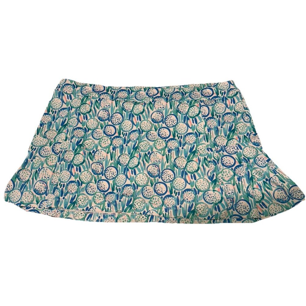 Lillie Green Ladies Sz 2X Tennis Golf pickleball skort Stretch pull on Pocket